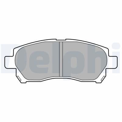 Juego de balatas de freno DELPHI LP3257