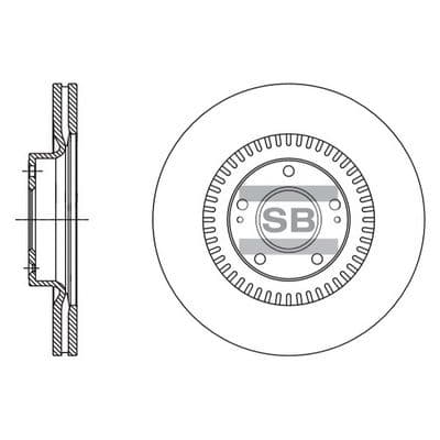 Disco de freno Hi-Q SD1116