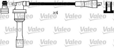 Juego de cables de encendido VALEO 346559