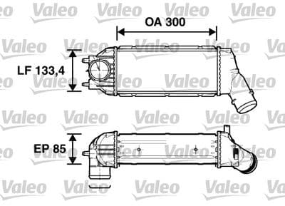 Radiador de aire de admisión VALEO 817638