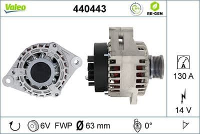 Alternador VALEO 440443