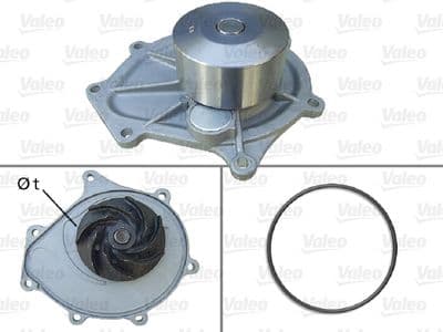 Bomba de agua, refrigeración del motor VALEO 506842