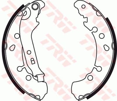 Juego de zapatas de frenos TRW GS8778