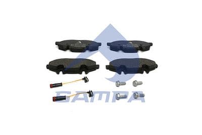 Juego de balatas de freno SAMPA 092.934