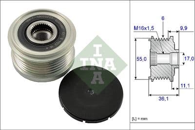 Rueda libre del alternador Schaeffler INA 535 0103 10