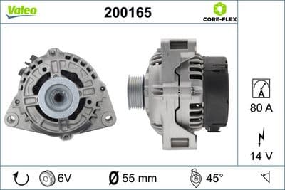 Alternador VALEO 200165