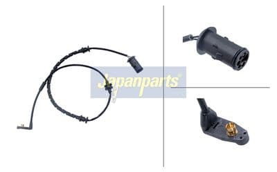 Contacto de aviso, desgaste de balatas de frenos JAPANPARTS BPW-180