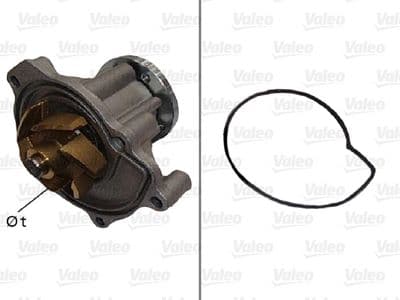 Bomba de agua, refrigeración del motor VALEO 506593