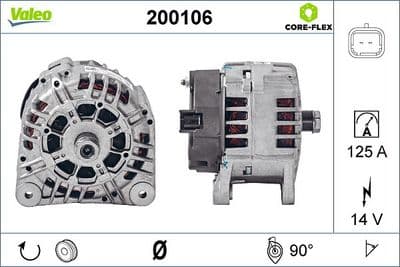 Alternador VALEO 200106