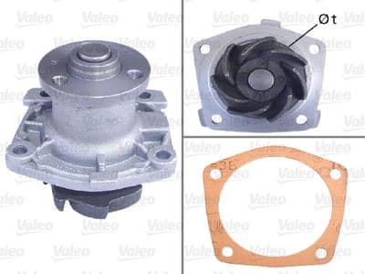 Bomba de agua, refrigeración del motor VALEO 506063