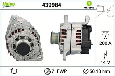 Alternador VALEO 439984