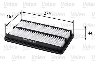 Filtro de aire VALEO 585330