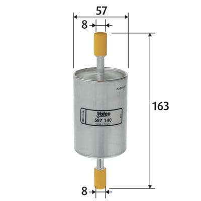 Filtro combustible VALEO 587140