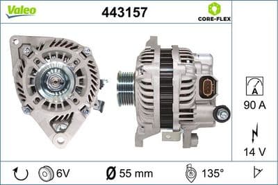 Alternador VALEO 443157