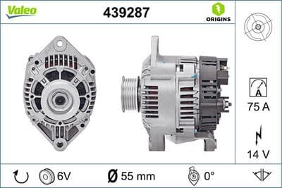 Alternador VALEO 439287