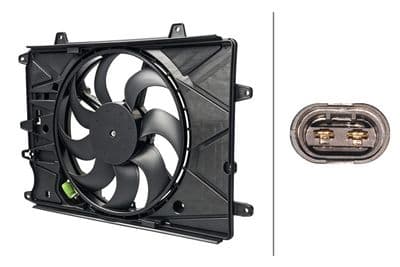 Ventilador, refrigeración del motor HELLA 8EW 366 421-701