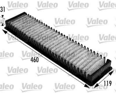 Filtro, aire del interior VALEO 698725