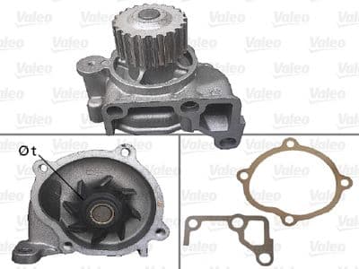 Bomba de agua, refrigeración del motor VALEO 506880