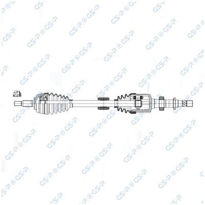 Eje de transmisión GSP 258296