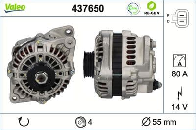 Alternador VALEO 437650