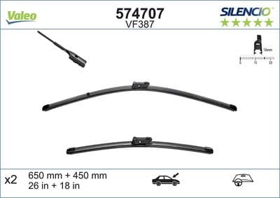 Limpiaparabrisas VALEO 574707