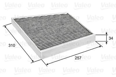 Filtro, aire del interior VALEO 698741
