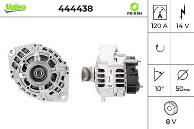 Alternador VALEO 444438