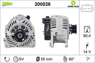 Alternador VALEO 200026