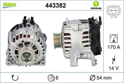 Alternador VALEO 443382
