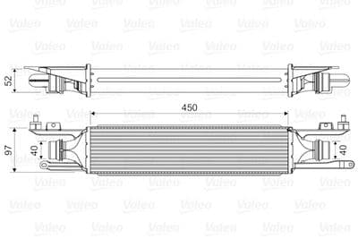 Radiador de aire de admisión VALEO 818578