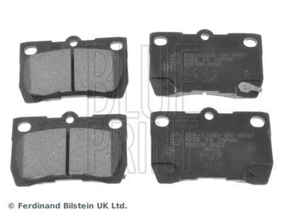 Juego de balatas de freno BLUE PRINT ADT342178