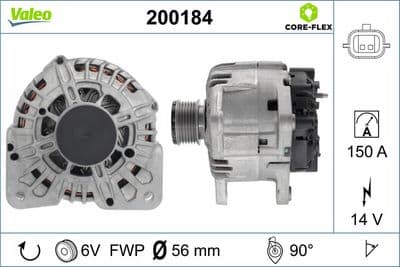 Alternador VALEO 200184
