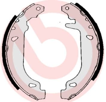 Juego de zapatas de frenos BREMBO S 68 520