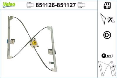Elevador para ventanas VALEO 851126