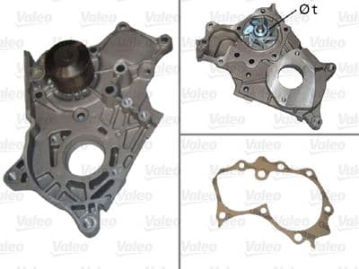Bomba de agua, refrigeración del motor VALEO 506849