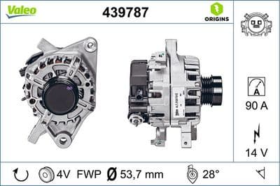 Alternador VALEO 439787