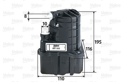 Filtro combustible VALEO 587532