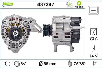 Alternador VALEO 437397