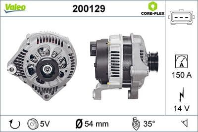 Alternador VALEO 200129