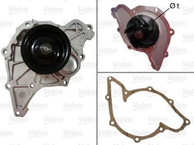 Bomba de agua, refrigeración del motor VALEO 506591