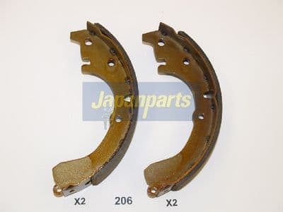 Juego de zapatas de frenos JAPANPARTS GF-206AF