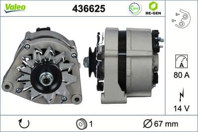 Alternador VALEO 436625