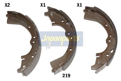 Juego de zapatas de frenos JAPANPARTS GF-219AF