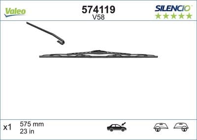 Limpiaparabrisas VALEO 574119
