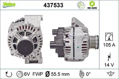 Alternador VALEO 437533