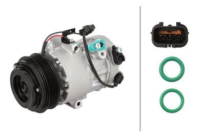 Compresor, aire acondicionado HELLA 8FK 366 204-301