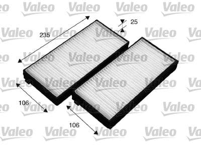 Filtro, aire del interior VALEO 715523