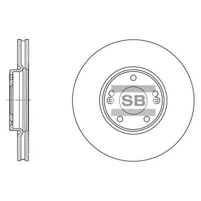 Disco de freno Hi-Q SD1023