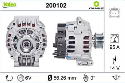 Alternador VALEO 200102