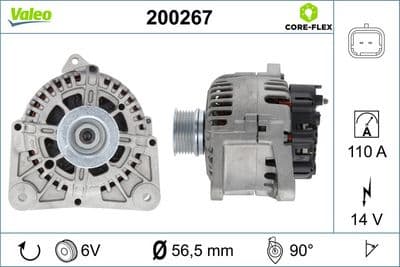 Alternador VALEO 200267